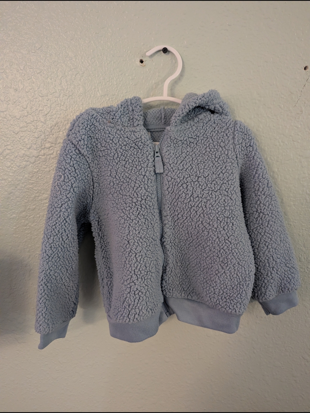 Carter's Baby Blue Sherpa Hooded Jacket